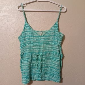 FIREFLY Blue Tank Draw Waist